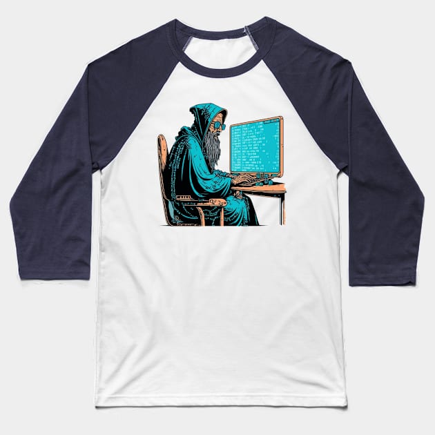 Code Wizard - Show off your coding skills in style Baseball T-Shirt by SMCLN